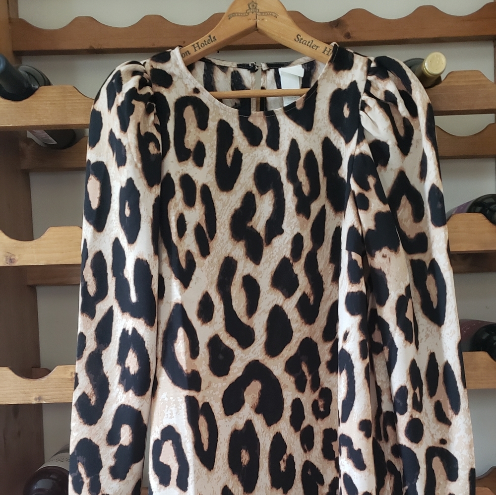 NWT Leopard print dress Size M